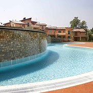 architettura turistico residenziale, lago di Garda